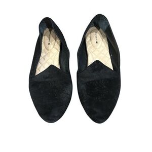 Birdies Charcoal Suede Flats